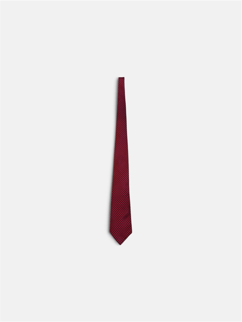 Vintage Yves Saint Laurent Silk Tie Red Geometric Dot YSL USA